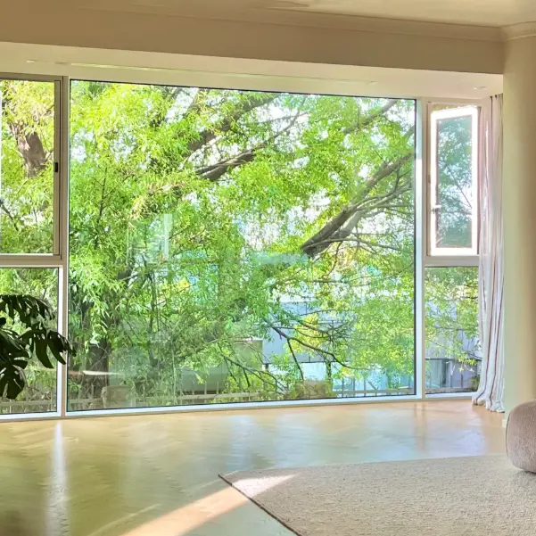 Gulv-til-loft vinduer af aluminiumslegering