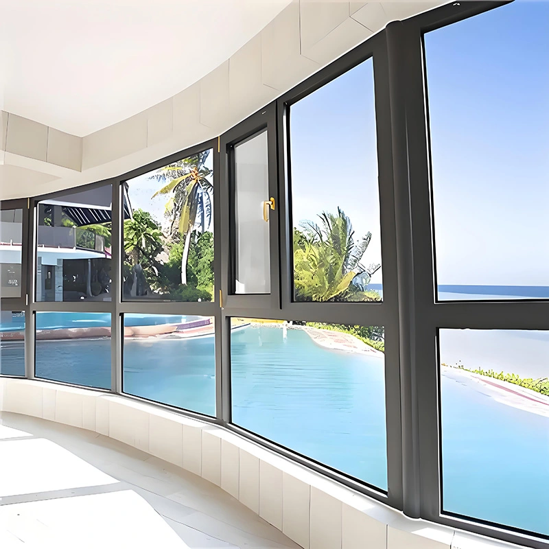Indadgående vinduer af aluminiumslegering