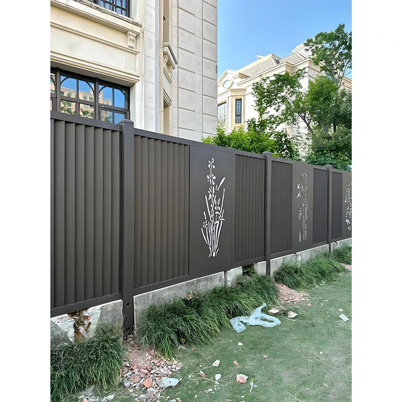 Aluminiumslegering privat hegn