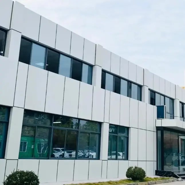 Konventionelle flade aluminium enkeltpanel gardinvægge